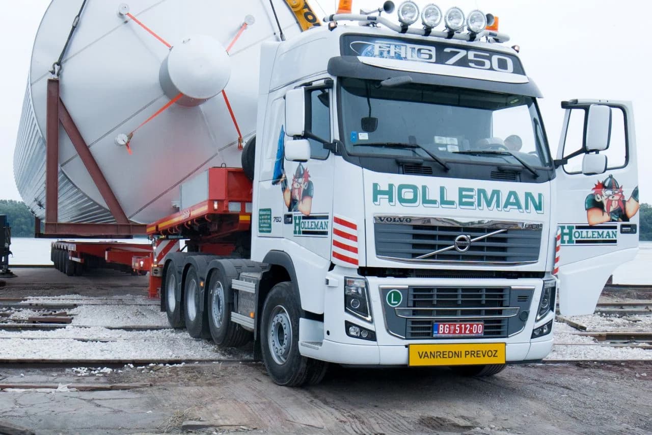 Holleman — project cargo, posuda velikih dimenzija